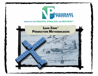 Lean Zone® Production Methodologies Español Lean,Fabricación,Juego,Lego,Simulación,Avión